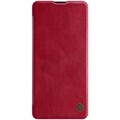 Кожаный чехол Nillkin Qin Leather Case Красный для Samsung Galaxy Note 10 Lite(#1)
