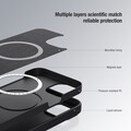 Силиконовая накладка с пластиной Magsafe Nillkin CamShield Silky Magnetic Silicone Case Зеленая для Apple iPhone 15 Pro Max(#6)