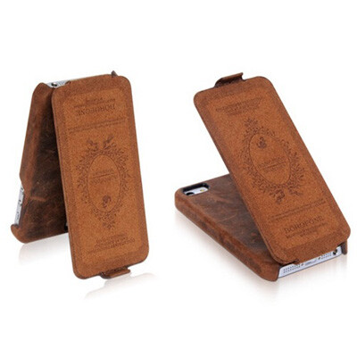 Кожаный чехол Borofone Colonel leather case Brown для Apple iPhone 5/5s/SE(2)