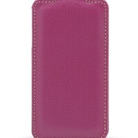 Кожаный чехол книга Melkco Leather Case Purple LC для Samsung N7000 Galaxy Note
