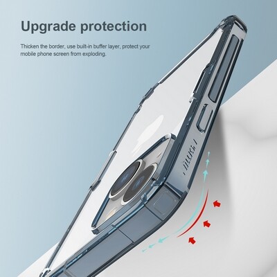 Силиконовый чехол Nillkin Nature TPU Pro Case Прозрачный для Apple iPhone 14 Plus(5)