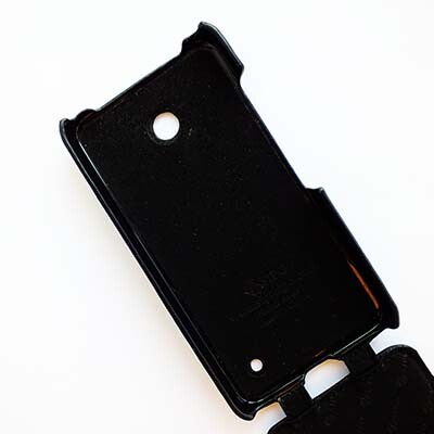 Кожаный чехол Sipo V Series Black для Nokia Lumia 630(2)