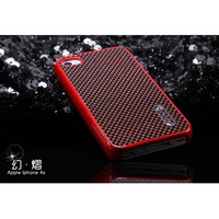 Пластиковый чехол Nillkin Phantom Glistening Series Red для Apple iPhone 4/4S