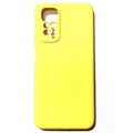 Силиконовый чехол Silicone Case с логотипом желтый для Xiaomi Redmi Note 11(#1)