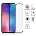 Противоударное защитное стекло Full Glue 0.3mm черное для Xiaomi Mi9(#4)