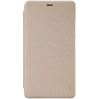 Полиуретановый чехол Nillkin Sparkle Leather Case Gold для Xiaomi Redmi Note 3/Redmi Note 3 Pro