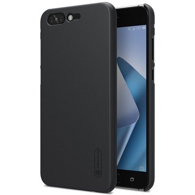 Пластиковый чехол с пленкой Nillkin Super Frosted Shield Black для Asus ZenFone 4 Pro ZS551KL(3)