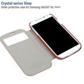 Кожаный чехол-книга HOCO Crystal leather Case Brown для Samsung i9190 Galaxy S4 mini(#4)