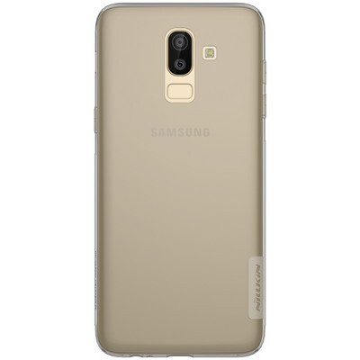Силиконовый чехол Nillkin Nature TPU Case Серый для Samsung Galaxy J8(1)