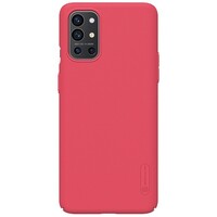 Пластиковый чехол с подставкой Nillkin Super Frosted Shield Красный для OnePlus 9R