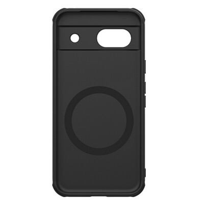 Пластиковый чехол с пластиной Magsafe Nillkin Super Frosted Shield Pro Magnetic Case Черный для Google Pixel 8a(3)