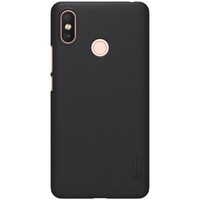 Пластиковый чехол с пленкой Nillkin Super Frosted Shield Черный для Xiaomi Mi Max 3