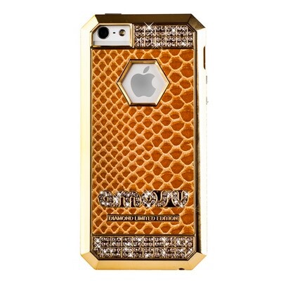 Металлический чехол Newsh GOLD для Apple iPhone 5/5s/SE(1)