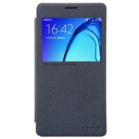 Полиуретановый чехол Nillkin Sparkle Leather Case Black для Samsung Galaxy On7