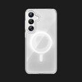 Силиконовый чехол с Magsafe Wiwu iShield Pro Case (прозрачный) для Samsung Galaxy S25(#4)