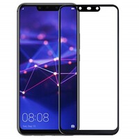 Противоударное защитное стекло с полным клеем Full Glue Screen Cover 0.3mm черное для Huawei Mate 20 Lite