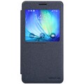 Полиуретановый чехол Nillkin Sparkle Leather Case Black для Samsung Galaxy A7(#1)