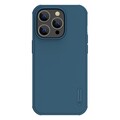 Пластиковый чехол с пластиной Magsafe Nillkin Super Frosted Shield Pro Magnetic Case Синий для Apple iPhone 14 Pro(#1)