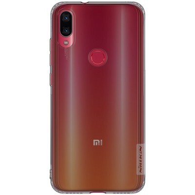Силиконовый чехол Nillkin Nature TPU Case Серый для Xiaomi Mi Play(1)