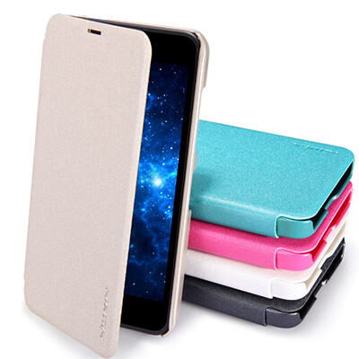 Полиуретановый чехол Nillkin Sparkle Leather Case Black для Nokia Lumia 630(2)