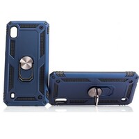 Противоударный чехол-накладка CASE Defender синий для Huawei Y5 (2019)/ Honor 8S