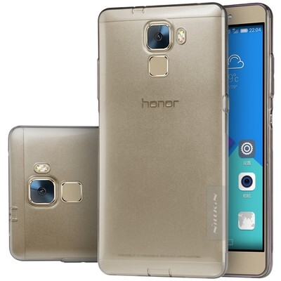 Силиконовый чехол Nillkin Nature TPU Case Grey для Huawei Honor 7(3)