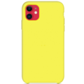 Силиконовый чехол желтый для Apple iPhone 11(#2)
