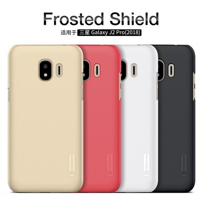 Пластиковый чехол с подставкой Nillkin Super Frosted Shield Красный для Samsung Galaxy J2 (2018)(4)