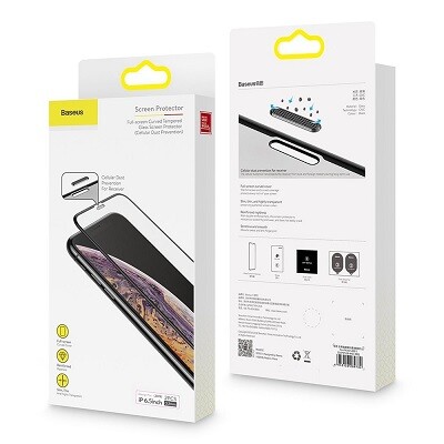 Защитное стекло Baseus Full Screen 0.3 мм 9H (SGAPIPH61-WD01) 2шт для Apple iPhone XR(6)