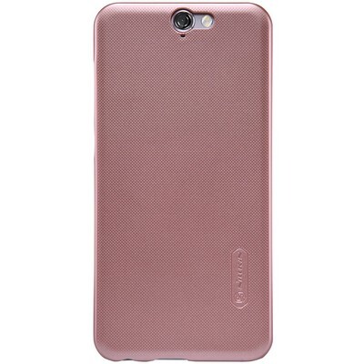 Пластиковый чехол с пленкой Nillkin Super Frosted Shield Rose Gold для HTC One A9(1)