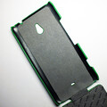 Кожаный чехол Armor Case Green для Nokia Lumia 1320(#2)
