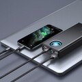 Внешний аккумулятор Baseus Amblight Digital Display Fast Charge Power Bank 65W PPLG000101 30000mAh (с кабелем Type-C to Type-C 100W) белый(#5)