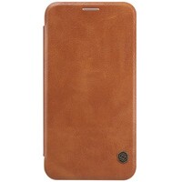 Кожаный чехол Nillkin Qin Leather Case Brown для Samsung Galaxy E7
