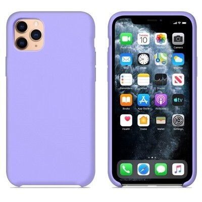 Силиконовый чехол светло-фиолетовый  для Apple iPhone 11 Pro Max(1)