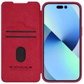 Кожаный чехол Nillkin Qin Pro Leather Case Красный для Apple iPhone 15 Plus(#3)