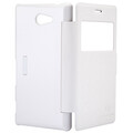 Полиуретановый чехол Nillkin Fresh Series White  для Sony Xperia M2 Dual S50h(#1)