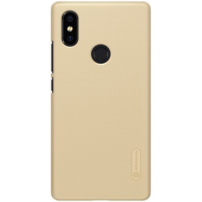 Пластиковый чехол с пленкой Nillkin Super Frosted Shield Золотой для Xiaomi Mi8 SE(1)