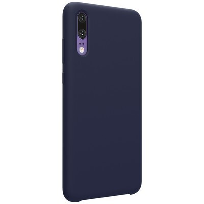 Чехол бампер Nillkin Flex Pure Case Синий для Huawei P20(3)