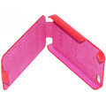Кожаный чехол книга HOCO Leather Case Earl Fashion Red для Apple iPhone 4/4S(#2)