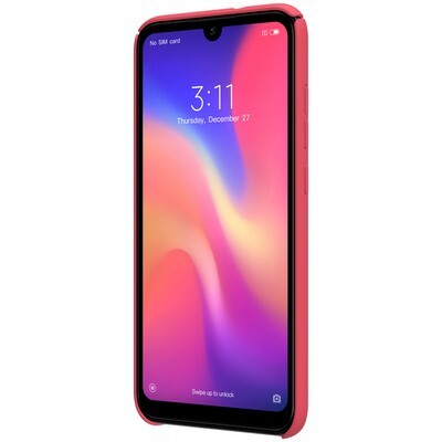 Пластиковый чехол с подставкой Nillkin Super Frosted Shield Красный для Xiaomi Mi Play(2)