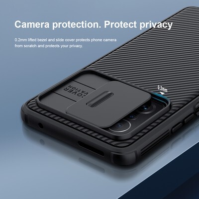 Чехол-накладка Nillkin CamShield Pro Синяя для Xiaomi 11T /11T Pro(4)