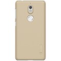 Пластиковый чехол с пленкой Nillkin Super Frosted Shield Gold для Nokia 7(#1)