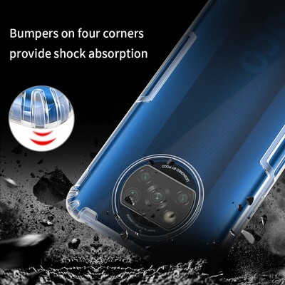 Силиконовый чехол Nillkin Nature TPU Case Серый для Xiaomi Poco X3/ Poco X3 Pro(4)