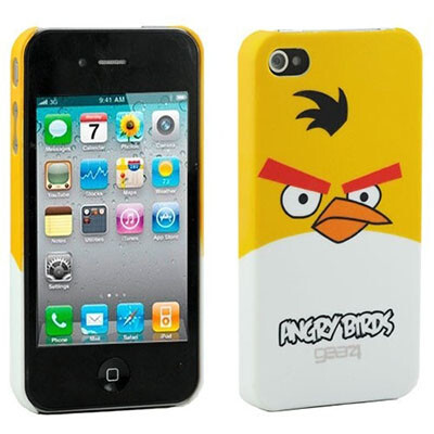 Пластиковый чехол Gear4 Angry Birds Yellow для Apple iPhone 4/4S(2)