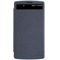 Полиуретановый чехол Nillkin Sparkle Leather Case Black для LG V10(#1)
