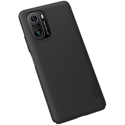 Пластиковый чехол с подставкой Nillkin Super Frosted Shield Черный для Xiaomi 11i(3)