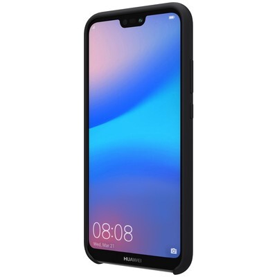 Чехол бампер Nillkin Flex Pure Case Черный для Huawei P20 Lite(2)