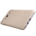 Пластиковый чехол с пленкой Nillkin Super Frosted Shield Gold для Samsung Galaxy E7(#3)