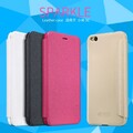 Полиуретановый чехол книга Nillkin Sparkle Leather Case Black для Xiaomi Mi5C(#4)