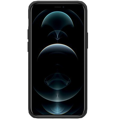 Пластиковый чехол с подставкой Nillkin Super Frosted Shield Pro Черный для Apple iPhone 13 mini(2)